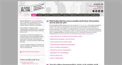 Desktop Screenshot of lacasadelcine.es